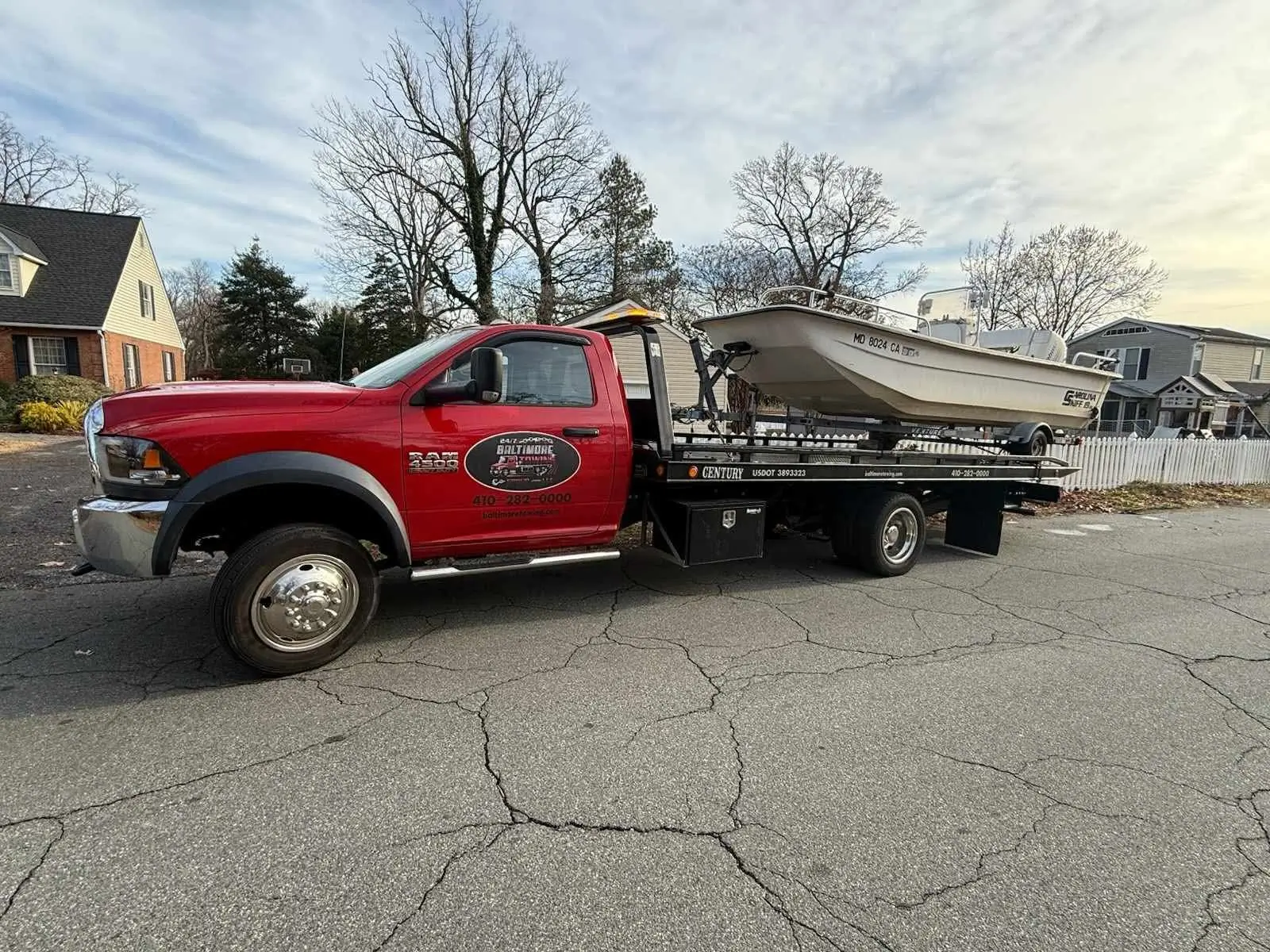 Boat towing